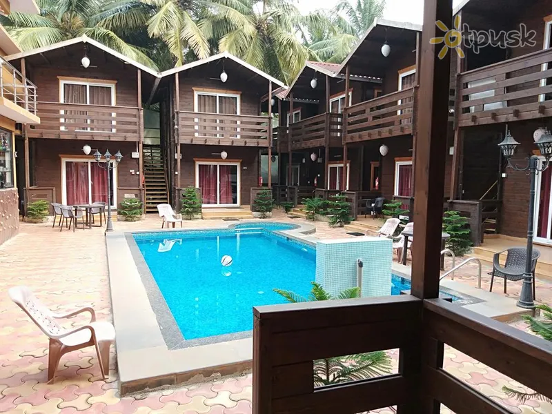 Фото отеля Wenzet Cottages 3* Šiaurės Goa Indija išorė ir baseinai
