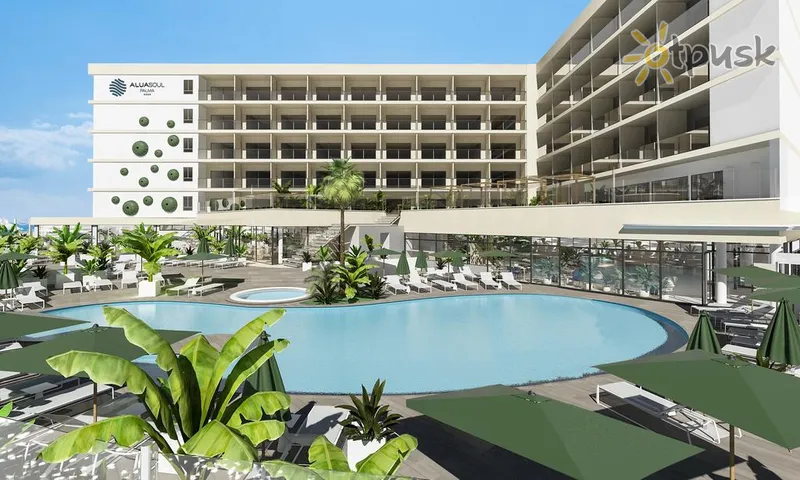 Фото отеля AluaSoul Palma Hotel 4* Maljorka Ispanija išorė ir baseinai