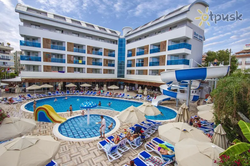 Фото отеля Blue Wave Suite Hotel 4* Alanija Turkija išorė ir baseinai