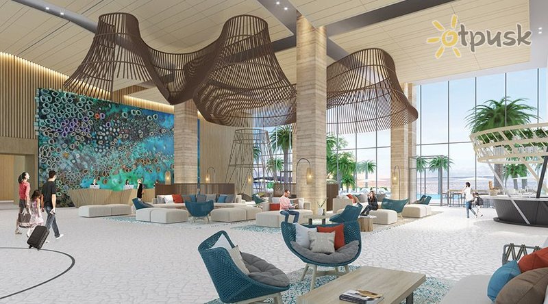 Фото отеля Hampton by Hilton Marjan Island 4* Рас Аль-Хайма ОАЭ лобби и интерьер