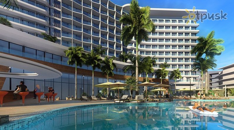 Фото отеля Hampton by Hilton Marjan Island 4* Рас Аль-Хайма ОАЭ экстерьер и бассейны