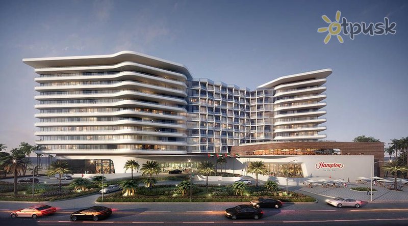 Фото отеля Hampton by Hilton Marjan Island 4* Рас Аль-Хайма ОАЭ экстерьер и бассейны