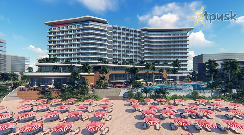 Фото отеля Hampton by Hilton Marjan Island 4* Рас Аль-Хайма ОАЭ пляж