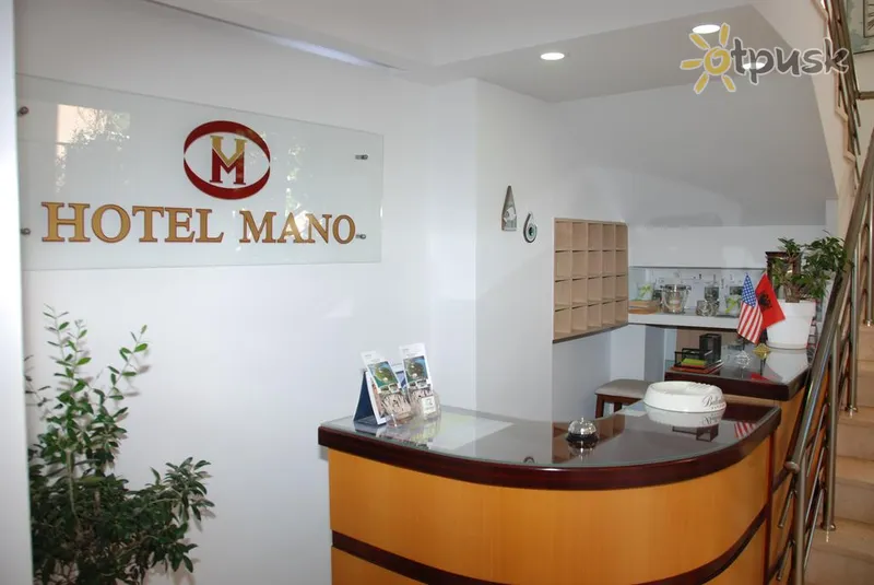 Фото отеля Mano Hotel 3* Saranda Albanija fojė ir interjeras
