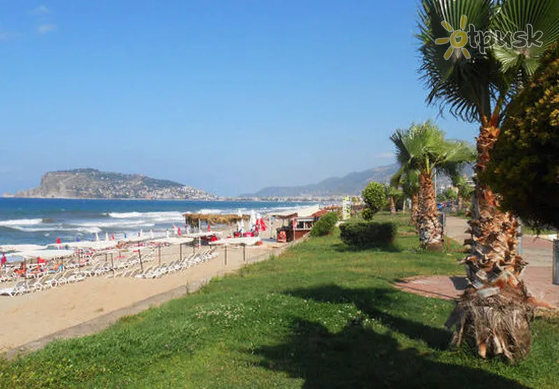 Фото отеля Semt Luna Beach Hotel 3* Аланія Туреччина пляж