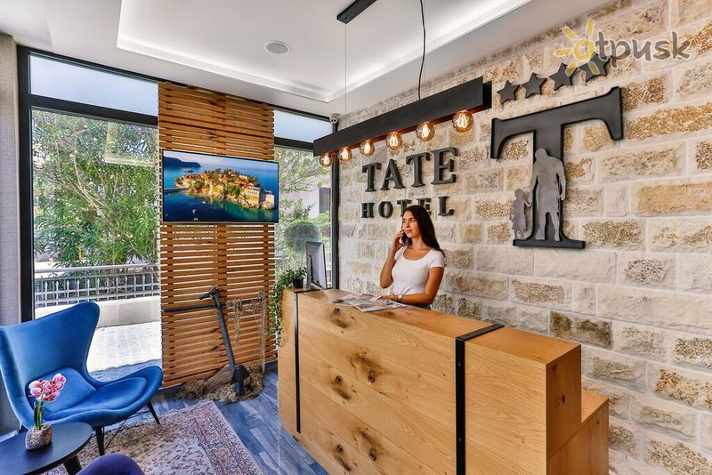 Фото отеля Tate Boutique Hotel 4* Будва Черногория лобби и интерьер