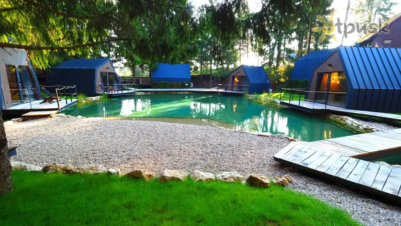 Фото отеля Plitvice Holiday Resort 4* Плітвицькі озера Хорватія екстер'єр та басейни