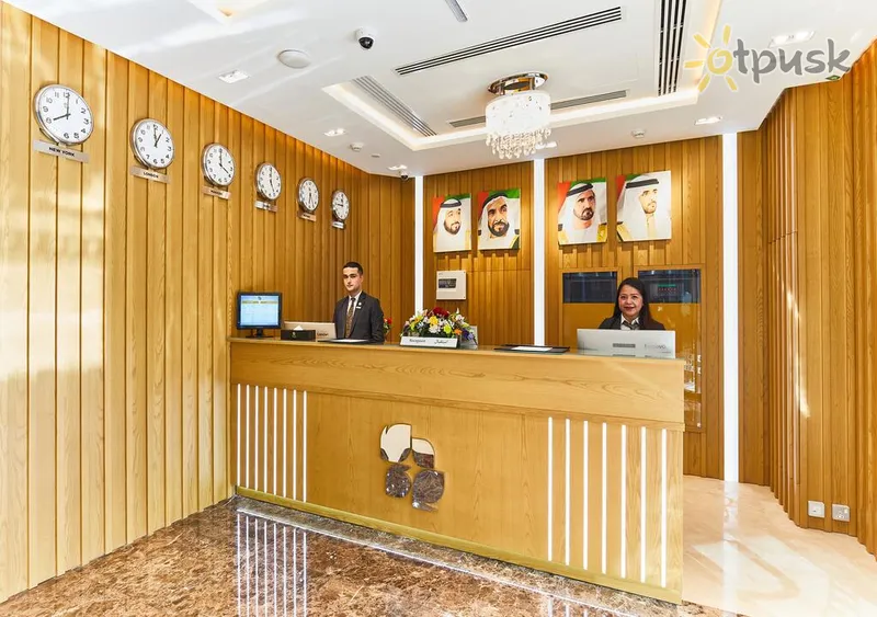 Фото отеля Rose Plaza Hotel 3* Дубай ОАЕ лобі та інтер'єр