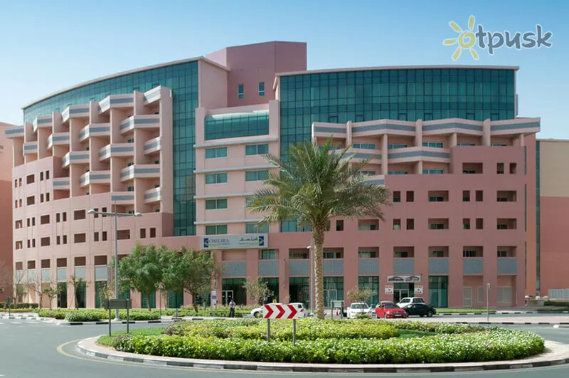 Фото отеля Chelsea Gardens Hotel Apartments 4* Дубай ОАЭ экстерьер и бассейны