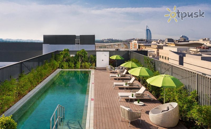 Фото отеля Millennium Al Barsha Hotel 4* Дубай ОАЭ экстерьер и бассейны