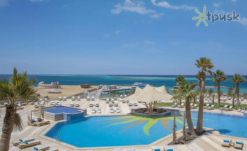 Фото отеля Hilton Hurghada Plaza 5* Hurgada Egiptas išorė ir baseinai