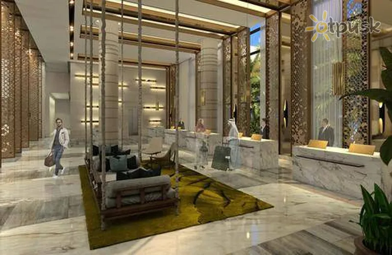 Фото отеля Hilton Abu Dhabi Yas Island 5* Abu Dabis JAE fojė ir interjeras