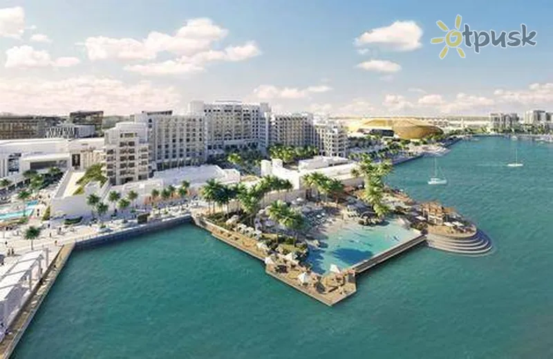 Фото отеля Hilton Abu Dhabi Yas Island 5* Abu Dabis JAE išorė ir baseinai