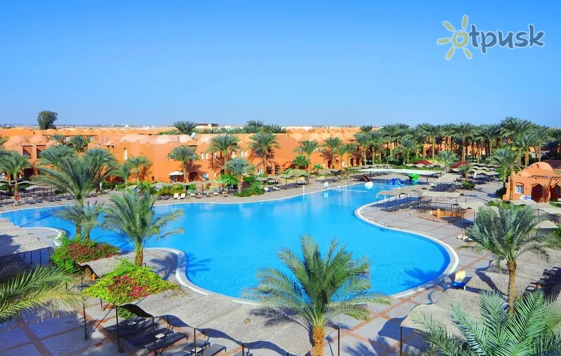 Фото отеля Jaz Makadi Oasis Resort 5* Makadi įlanka Egiptas išorė ir baseinai