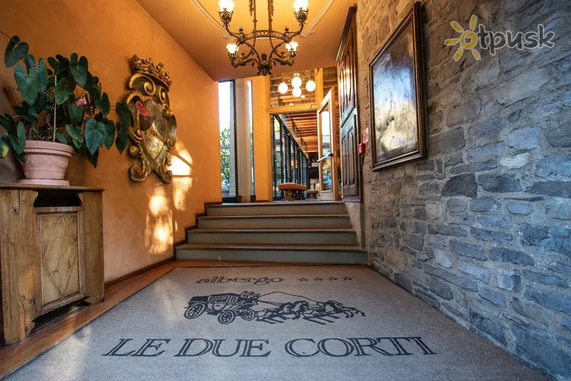 Фото отеля Albergo Le Due Corti 4* Ežeras Como Italija barai ir restoranai
