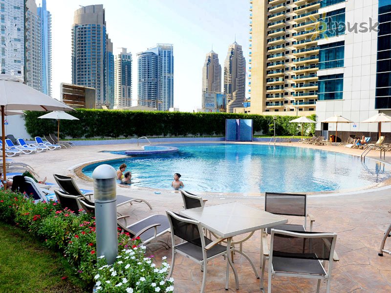 Фото отеля Marina View Deluxe Hotel Apartment 4* Дубай ОАЭ экстерьер и бассейны