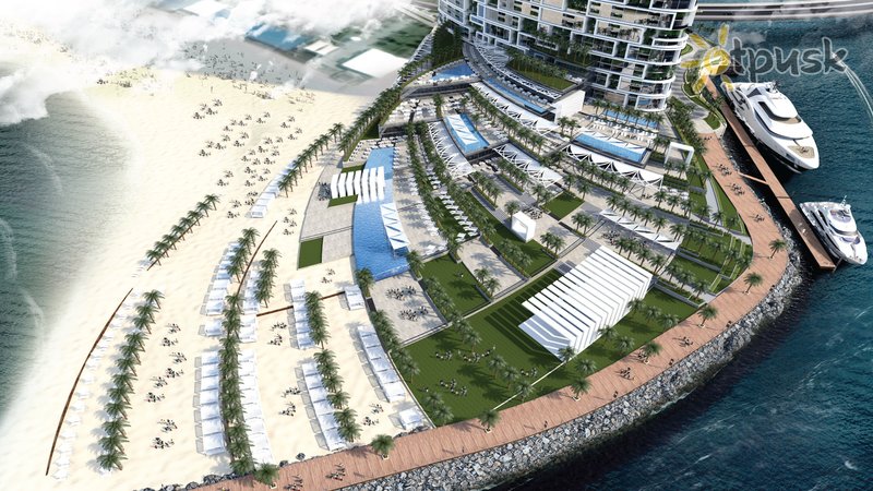 Фото отеля Address Jumeirah Beach Resort 5* Дубай ОАЭ экстерьер и бассейны