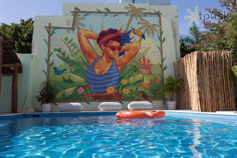 Фото отеля Selina Cancun Downtown 3* Kankunas Meksika išorė ir baseinai