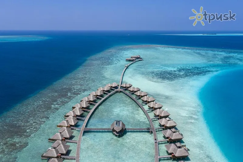 Фото отеля Huvafen Fushi 5* Šiaurės Malės atolas Maldyvai išorė ir baseinai