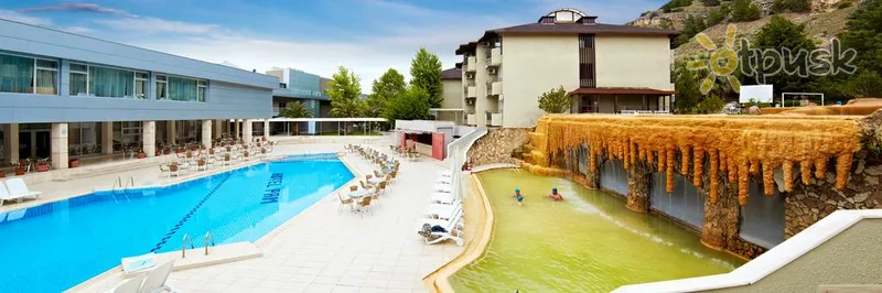Фото отеля Pam Thermal Clinic Hotel & Spa 5* Памуккале Турция экстерьер и бассейны