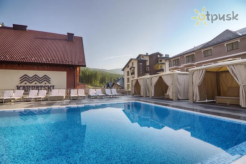 Фото отеля Karpatski Hotel & Spa 4* Буковель (Поляница) Украина - Карпаты экстерьер и бассейны