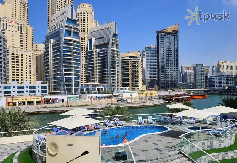 Фото отеля Pearl Marina Hotel Apartments 4* Дубай ОАЭ экстерьер и бассейны