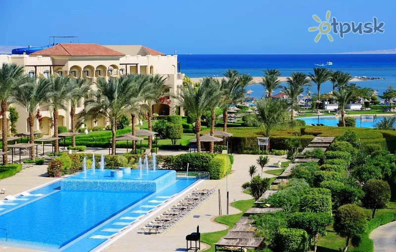 Фото отеля Jaz Aquamarine Resort 5* Hurgada Egiptas išorė ir baseinai