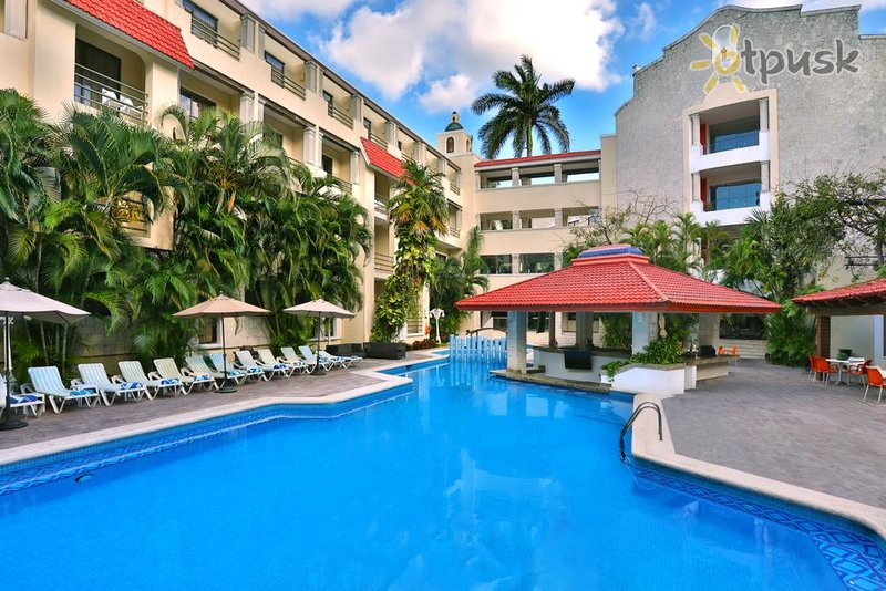 Фото отеля Adhara Cancun 3* Канкун Мексика экстерьер и бассейны