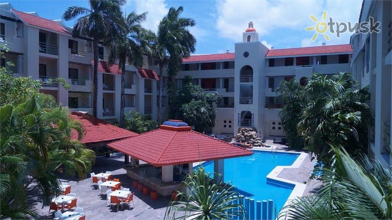 Фото отеля Adhara Cancun 3* Kankunas Meksika išorė ir baseinai