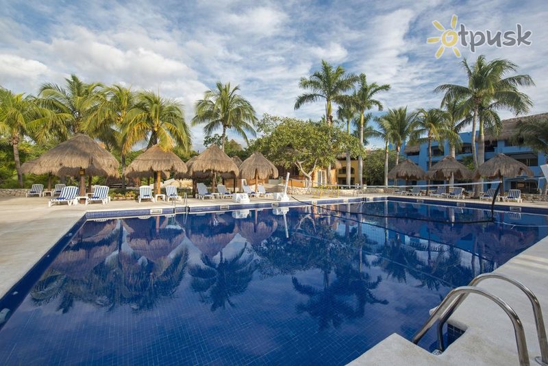 Фото отеля Iberostar Selection Paraiso Lindo 5* Ривьера Майя Мексика экстерьер и бассейны