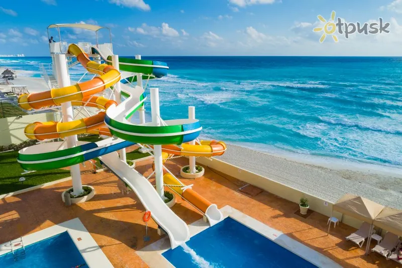 Фото отеля Crown Paradise Club 5* Канкун Мексика аквапарк, гірки