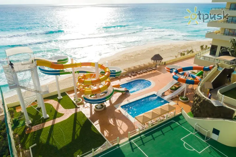 Фото отеля Crown Paradise Club 5* Kankuna Meksika akvaparks, slidkalniņi