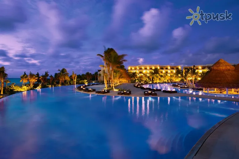 Фото отеля Secrets Maroma Beach Riviera Cancun 5* Канкун Мексика экстерьер и бассейны