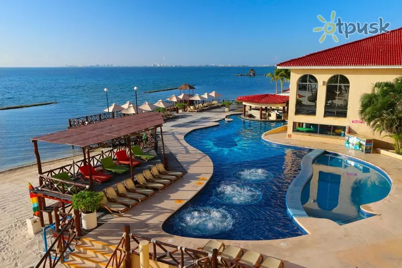 Фото отеля All Ritmo Cancun Resort & Waterpark 4* Kankunas Meksika išorė ir baseinai