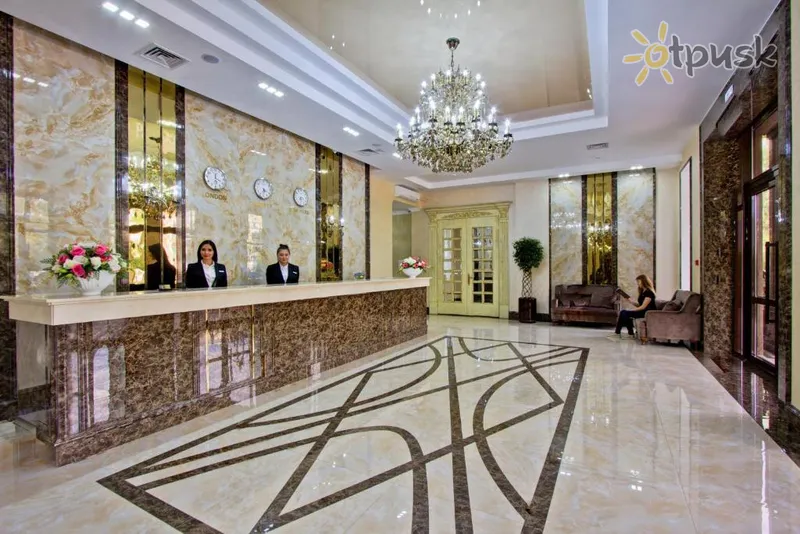 Фото отеля Plaza Almaty 4* Алматы Казахстан лобби и интерьер
