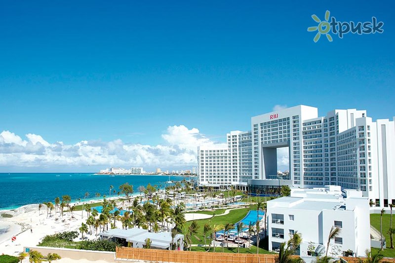 Фото отеля Riu Palace Peninsula Hotel 5* Канкун Мексика экстерьер и бассейны