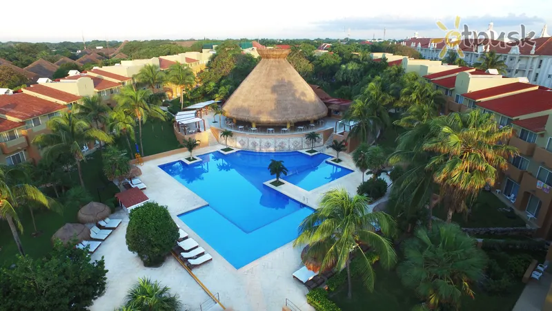 Фото отеля Viva Wyndham Azteca 4* Playa del Carmen Meksika išorė ir baseinai