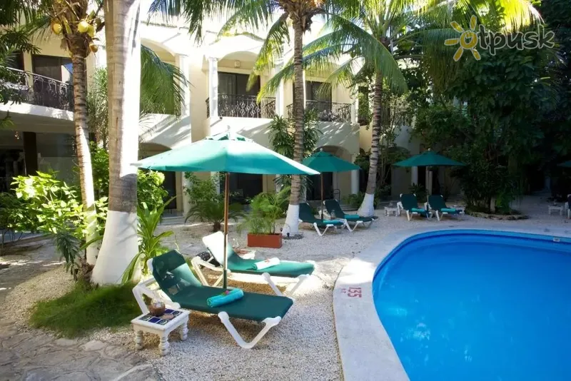 Фото отеля Hacienda Paradise Boutique by Xperience Hotels 4* Plaja del Karmena Meksika ārpuse un baseini