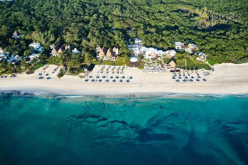 Фото отеля Belmond Maroma Resort & Spa 5* Ривьера Майя Мексика пляж