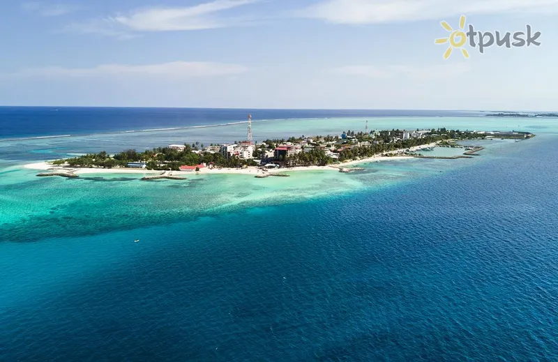 Фото отеля Sunrise Beach 3* Pietų Malės atolas Maldyvai išorė ir baseinai