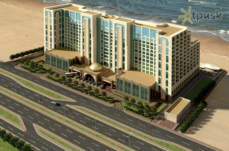 Фото отеля Hilton Dubai Palm Jumeirah 5* Dubajus JAE išorė ir baseinai