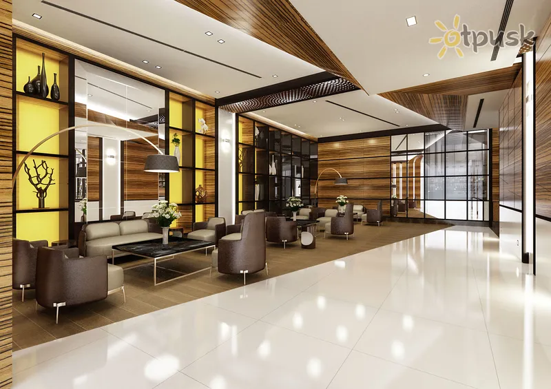 Фото отеля Hilton Dubai Palm Jumeirah 5* Дубай ОАЕ лобі та інтер'єр