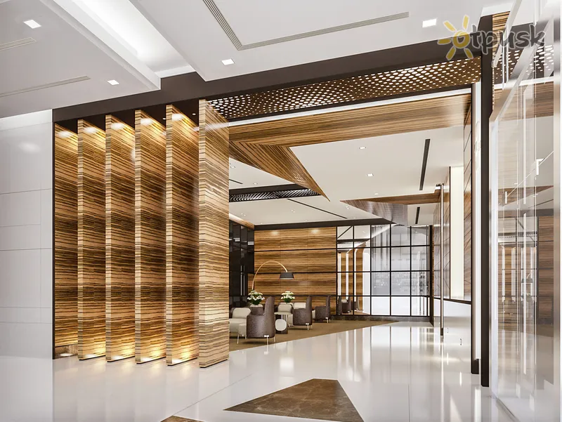 Фото отеля Hilton Dubai Palm Jumeirah 5* Дубай ОАЕ лобі та інтер'єр