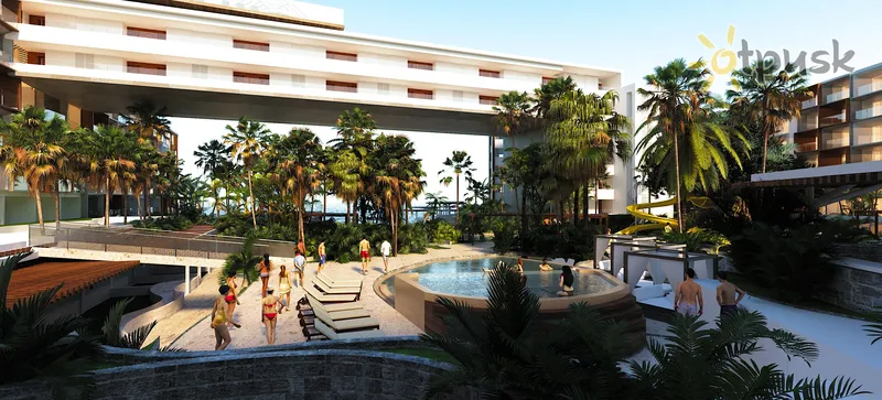 Фото отеля Crown Paradise Club Riviera Maya 5* Ривьера Майя Мексика экстерьер и бассейны