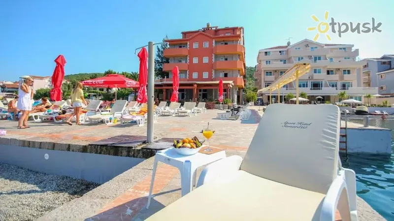 Фото отеля Samardzic Aparthotel 3* Tivatas Juodkalnija išorė ir baseinai