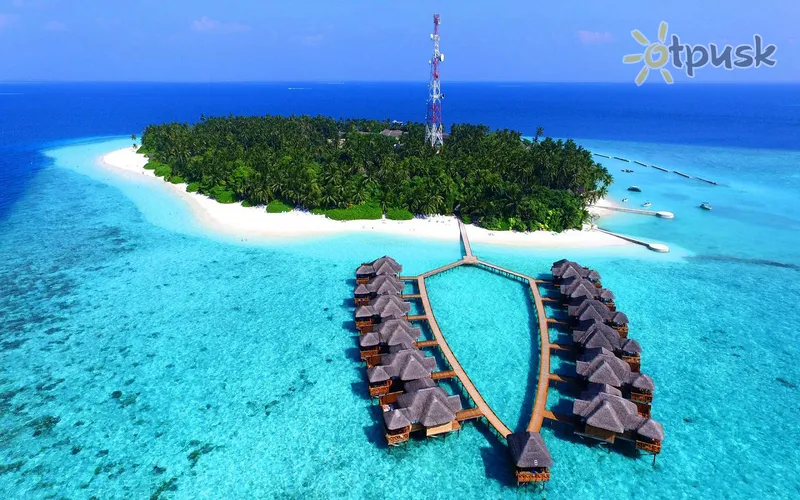 Фото отеля Fihalhohi Island Resort 4* Pietų Malės atolas Maldyvai papludimys