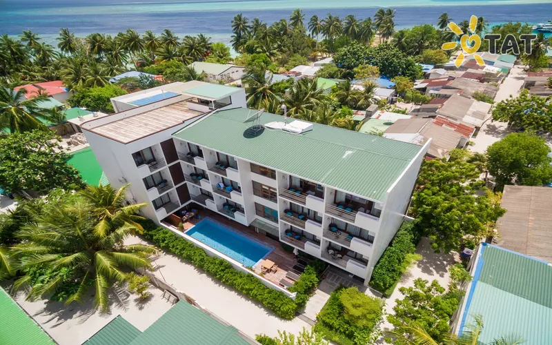 Фото отеля Plumeria Maldives 3* Вааву Атолл Мальдивы экстерьер и бассейны