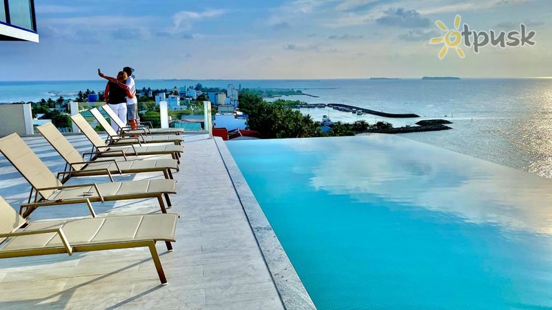 Фото отеля Kaani Palm Beach 4* Южный Мале Атолл Мальдивы экстерьер и бассейны