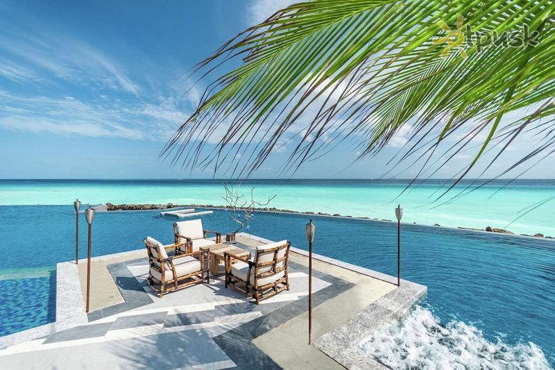 Фото отеля SAii Lagoon Maldives, Curio Collection by Hilton 4* Южный Мале Атолл Мальдивы экстерьер и бассейны