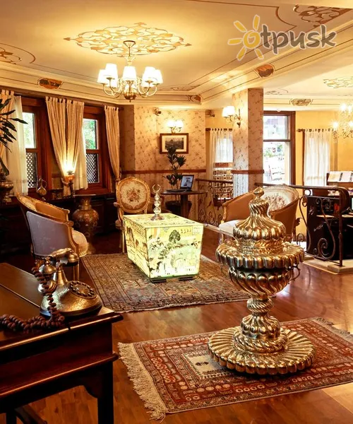 Фото отеля Dersaadet Hotel 4* Стамбул Турция лобби и интерьер